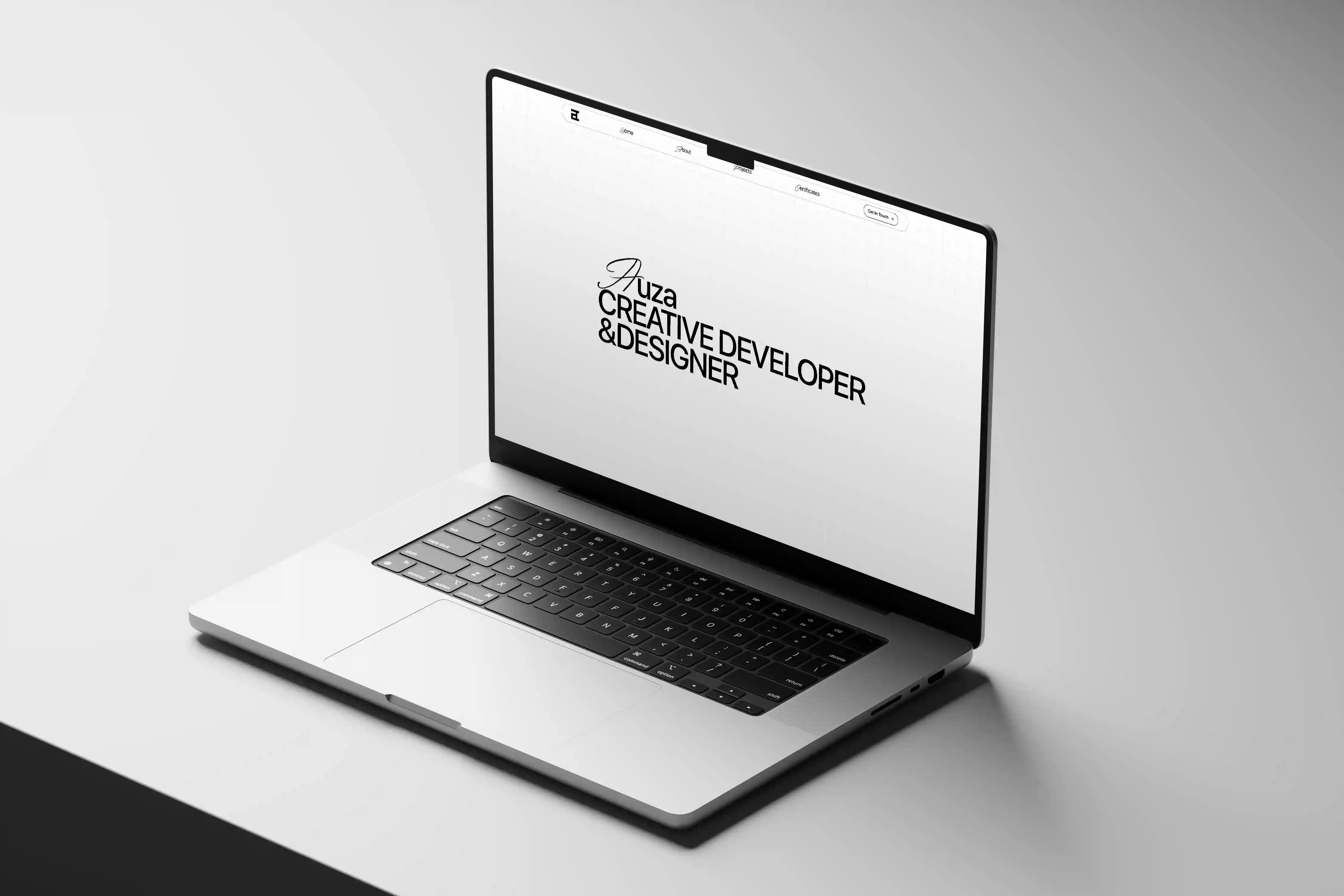 Portfolio Website screenshot 1